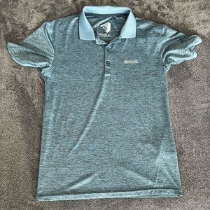 Regatta Great Outdoors Men's Blue Golf Polo Shirt, Size Small (US), 48 (EU)